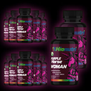 12 Potes Purple Horse Woman de Maca Paruana e Tribulus Terrestris 720 caps