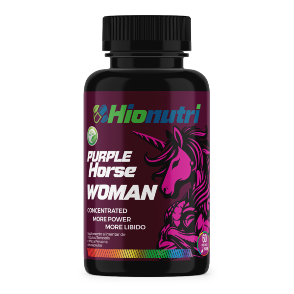 5 Potes Purple Horse Woman de Maca Paruana e Tribulus Terrestris 300 caps - Image 3